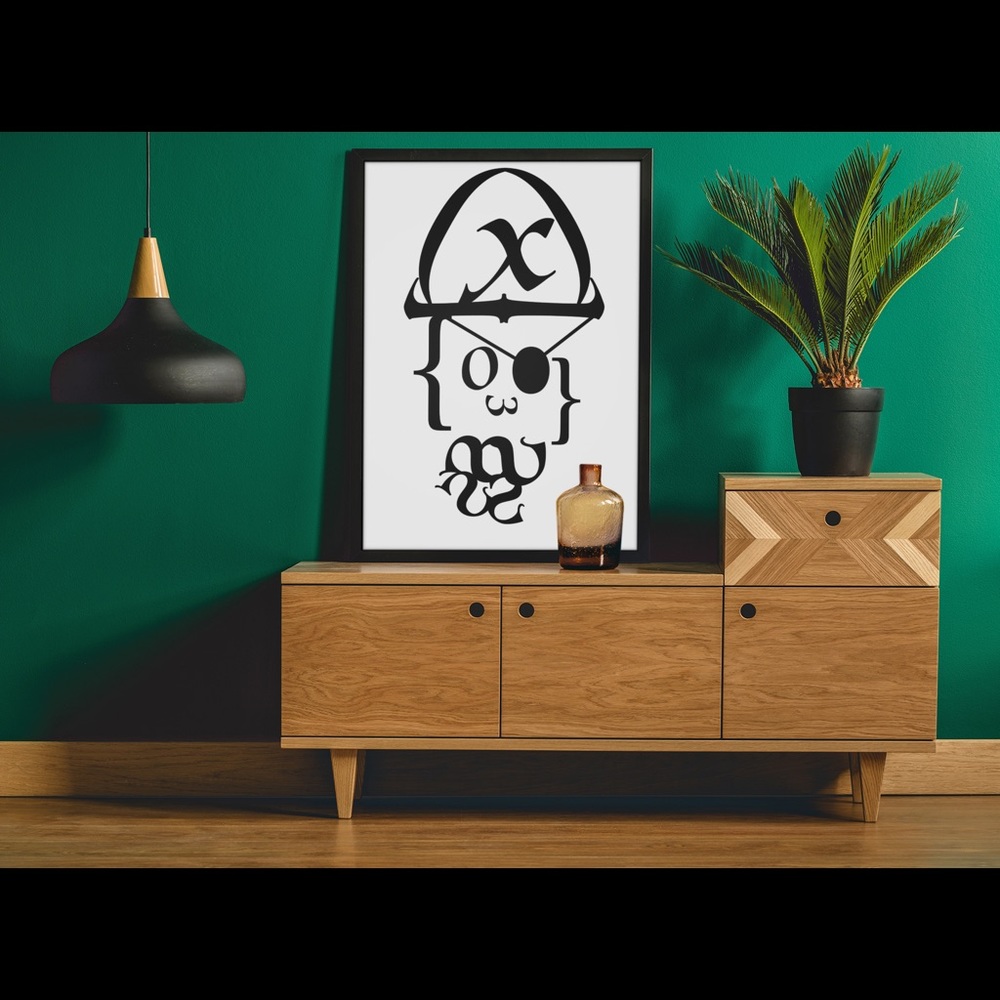 Pirate 🏴‍☠️ Typography Print Photo